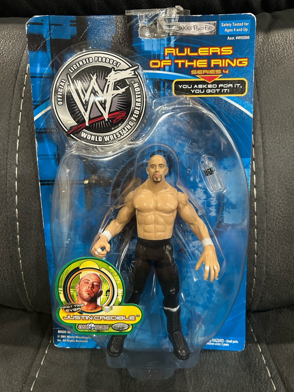 Justin Credible WWF rulers of the ring series 4! Jakks Pacific